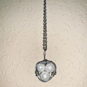 birds nest necklace